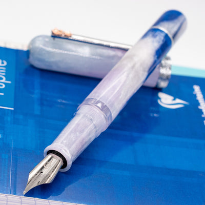 Nahvalur Voyage Fountain Pen - Cherry Blossom Uncapped