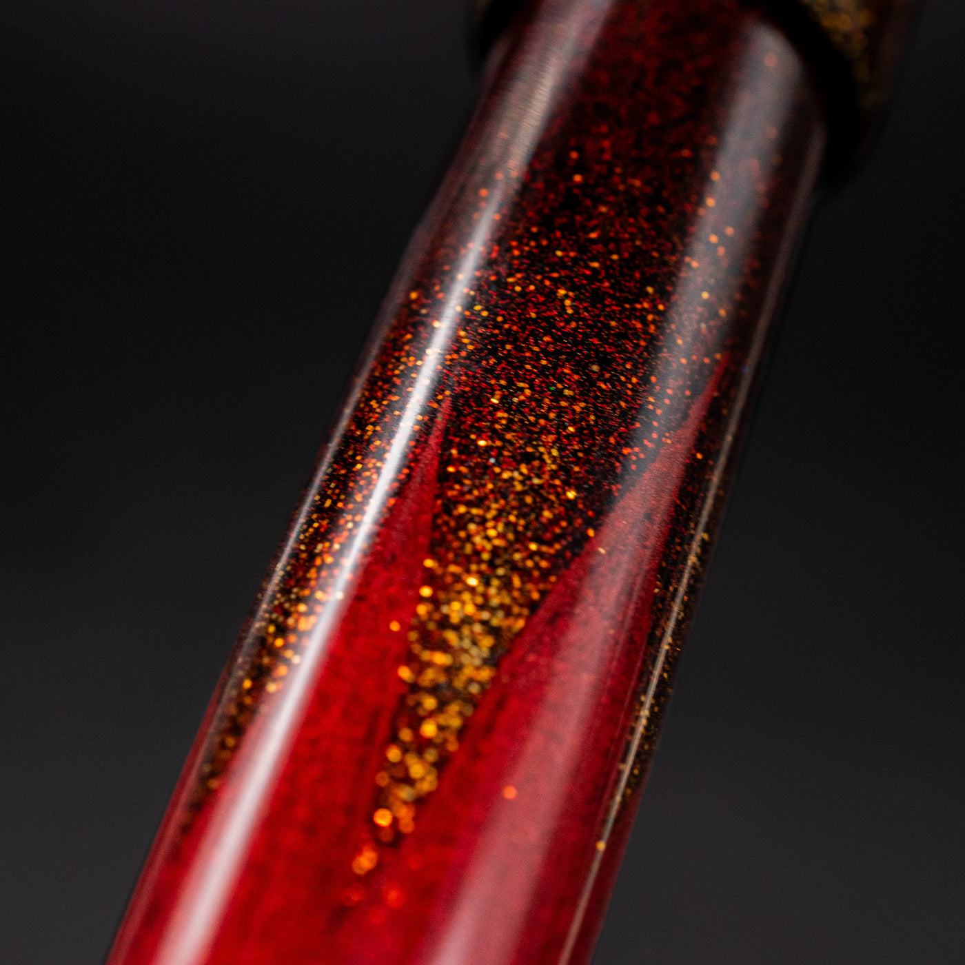Namiki Aya Daybreak Akatsuki Red Fountain Pen fire
