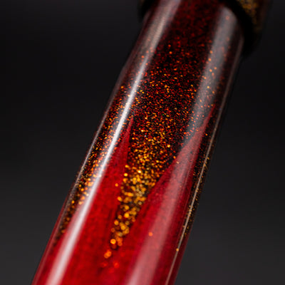 Namiki Aya Daybreak Akatsuki Red Fountain Pen fire