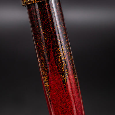 Namiki Aya Daybreak Akatsuki Red Fountain Pen togidashi maki-e