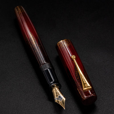 Namiki Aya Daybreak Akatsuki Red Fountain Pen urushi maki-e