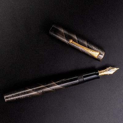 Namiki Aya Gale Hayate Black Fountain Pen urushi lacquer
