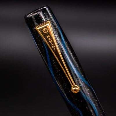 Namiki Aya Limpid Stream Seiryu Blue Fountain Pen clip