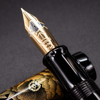 Namiki Chinkin Emperor Peony Fountain Pen 18k Gold Nib