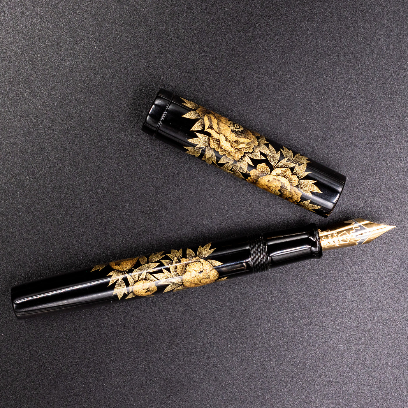 Namiki Chinkin Emperor Peony Fountain Pen Maki-e