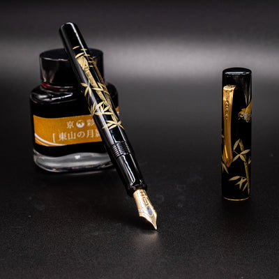 Namiki Chinkin Yukari Bamboo and Sparrow Fountain Pen