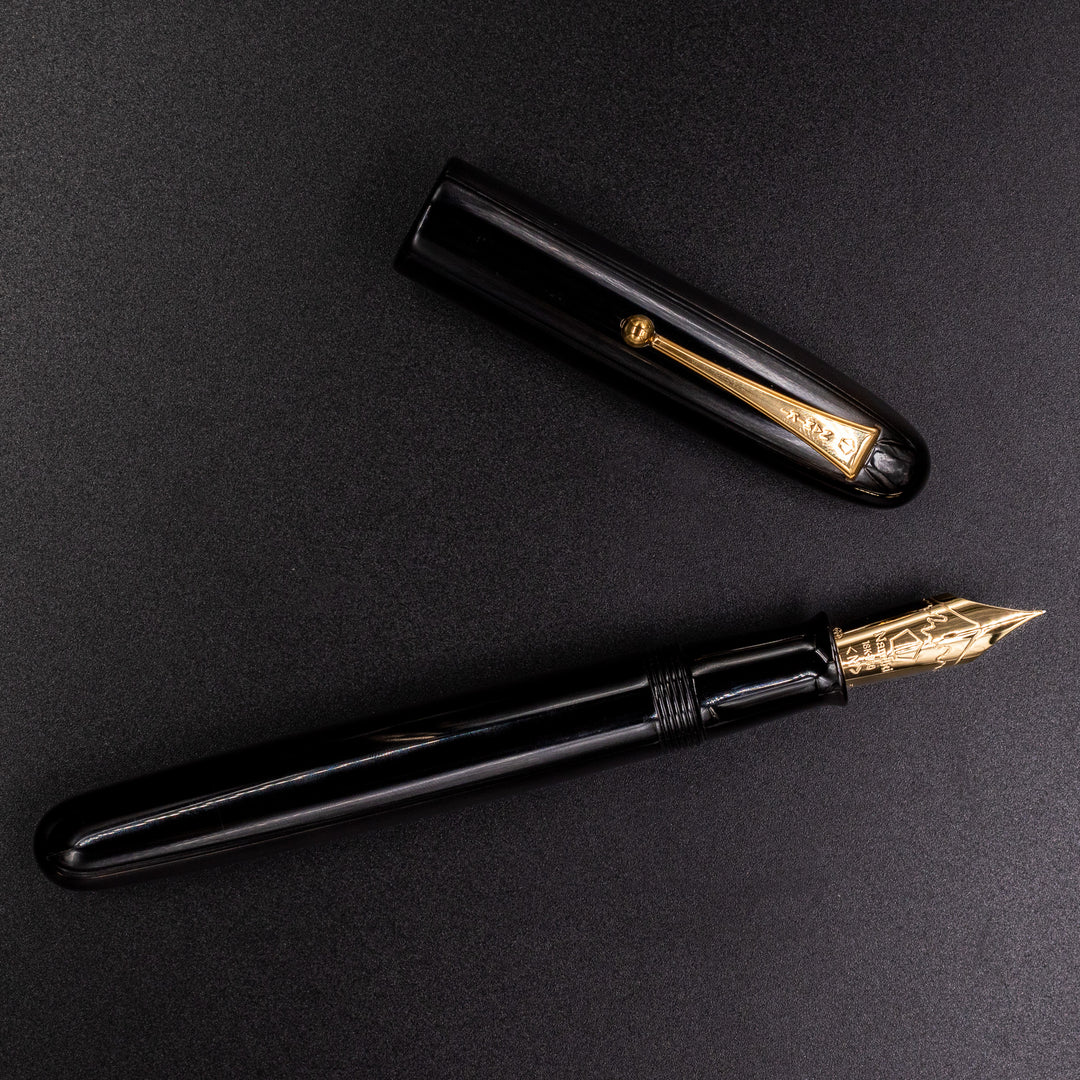 Namiki Emperor Urushi Fountain Pen - Black | 18k Nib – Truphae