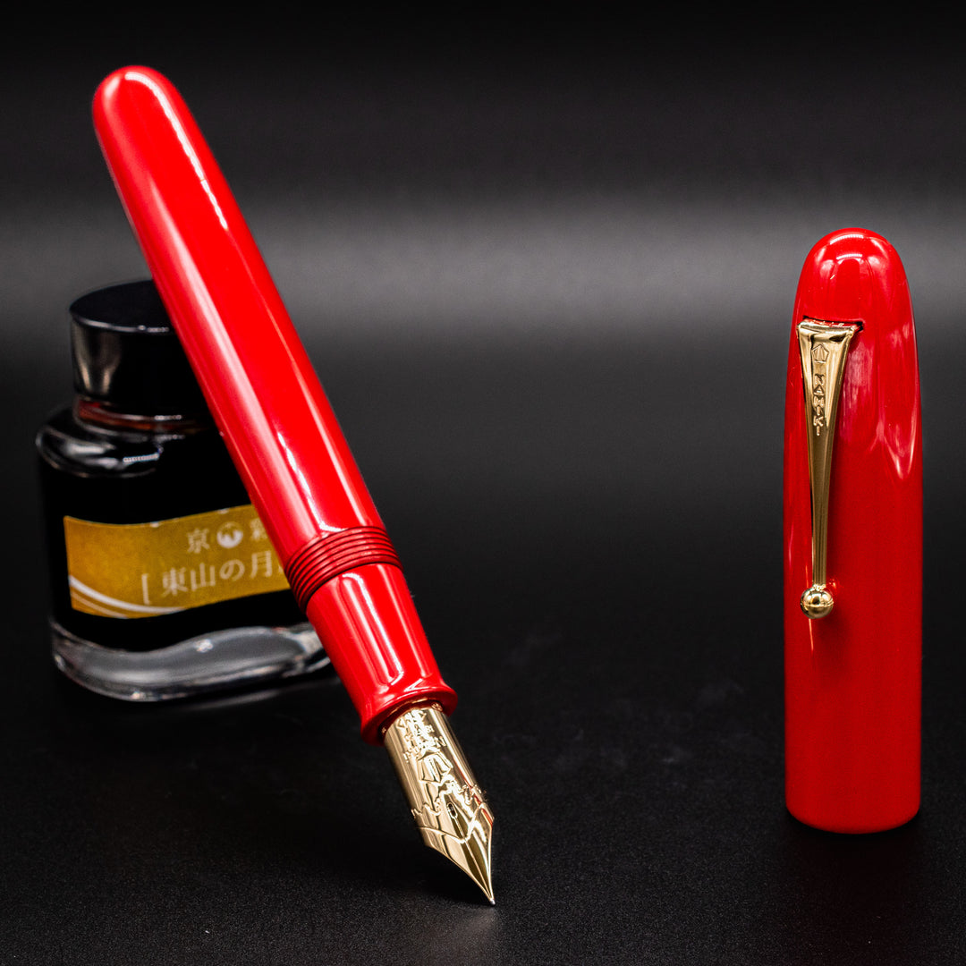 Namiki Emperor Urushi Fountain Pen - Vermillion – Truphae