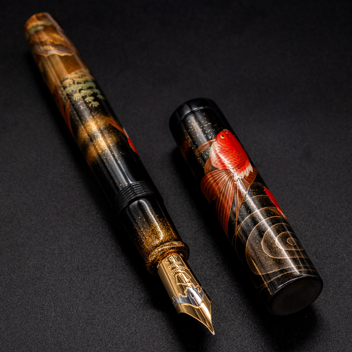 Namiki Emperor Goldfish Fountain Pen urushi maki-e