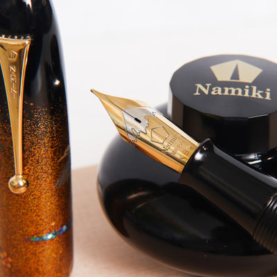 Namiki Emperor Kisshomon Birds in Flight Maki-e Fountain Pen Gold Nib