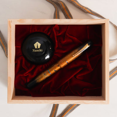 Namiki Emperor Kisshomon Birds in Flight Maki-e Fountain Pen Inside Box