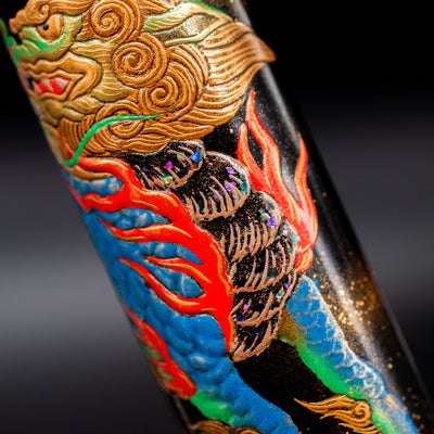 Namiki Emperor Kylin Fountain Pen togidashi taka maki-e