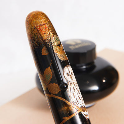 Namiki Emperor Owl Maki-e Fountain Pen Clip