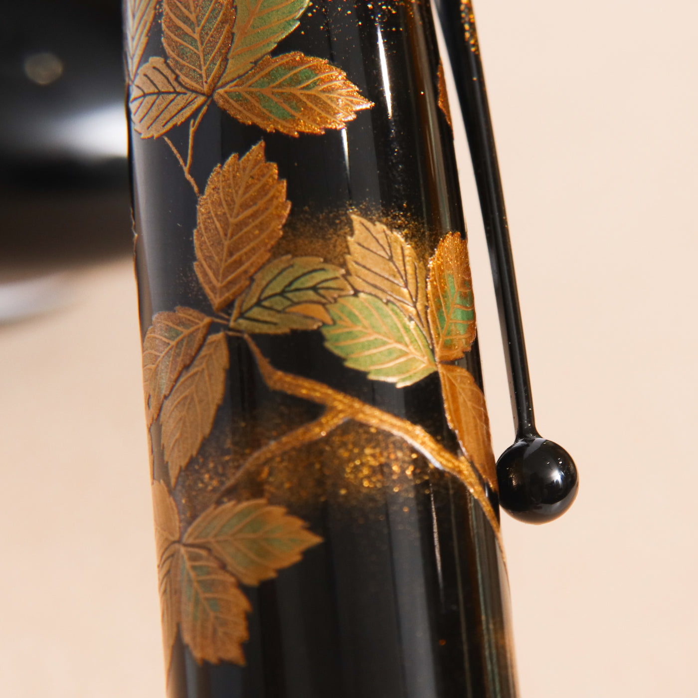 Namiki Emperor Owl Maki-e Fountain Pen Leaves Design