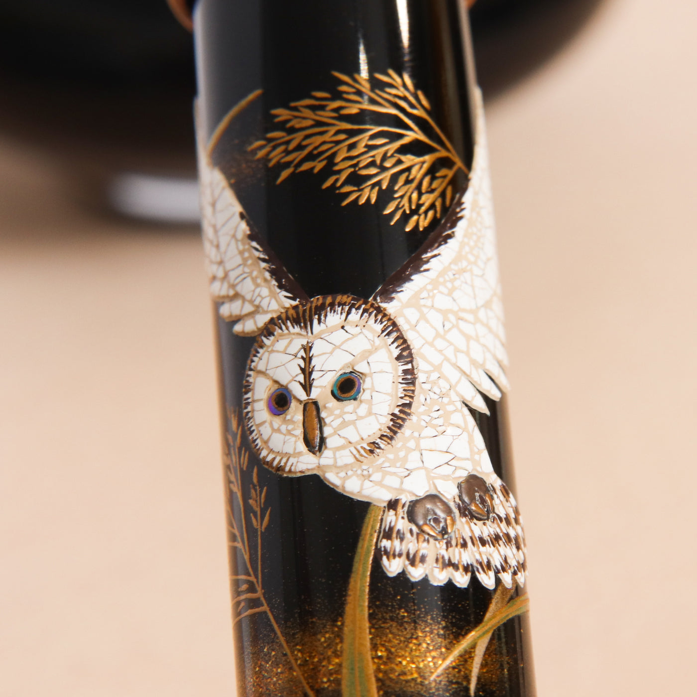 Namiki Emperor Owl Maki-e Fountain Pen Owl Design