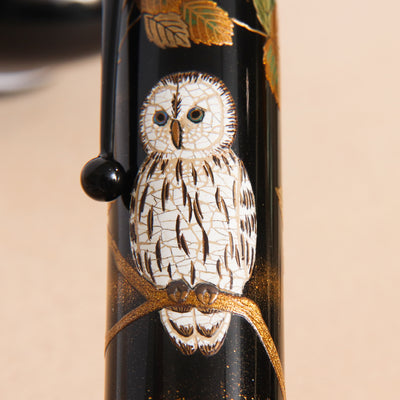 Namiki Emperor Owl Maki-e Fountain Pen Sitting Owl