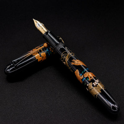 Namiki Yukari Royale Frog Fountain Pen maki-e