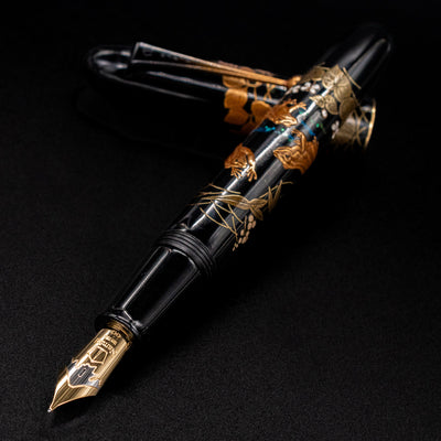 Namiki Yukari Royale Frog Fountain Pen uncapped
