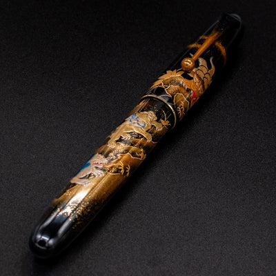 Namiki Yukari Royale Lioness and Cubs Fountain Pen maki-e
