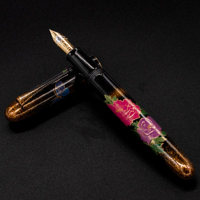 Namiki Yukari Royale Peony Fountain Pen maki-e