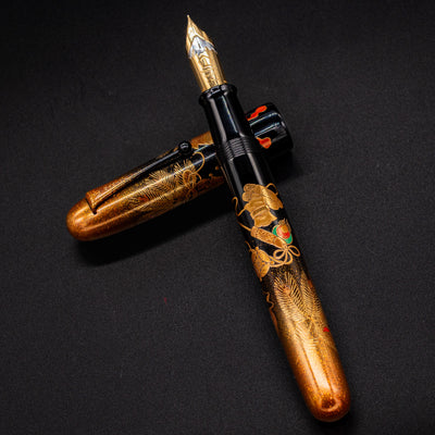 Namiki Emperor Fountain Pen - Treasure black and gold