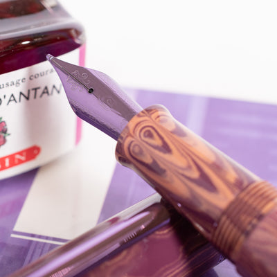 Nahvalur Nautilus Mousseline Lilas Fountain Pen stainless steel nib