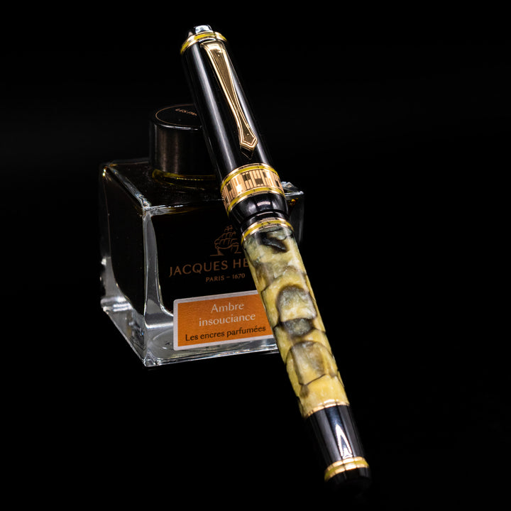 Nettuno Superba Celluloid Fountain Pen - Jade | 14k Nib – Truphae