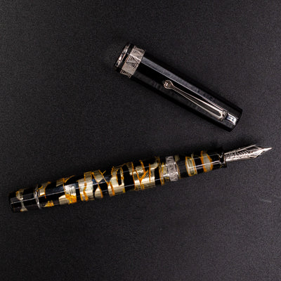 OMAS Paragon Fountain Pen - Black Lucen with Black Trim Limited Edition