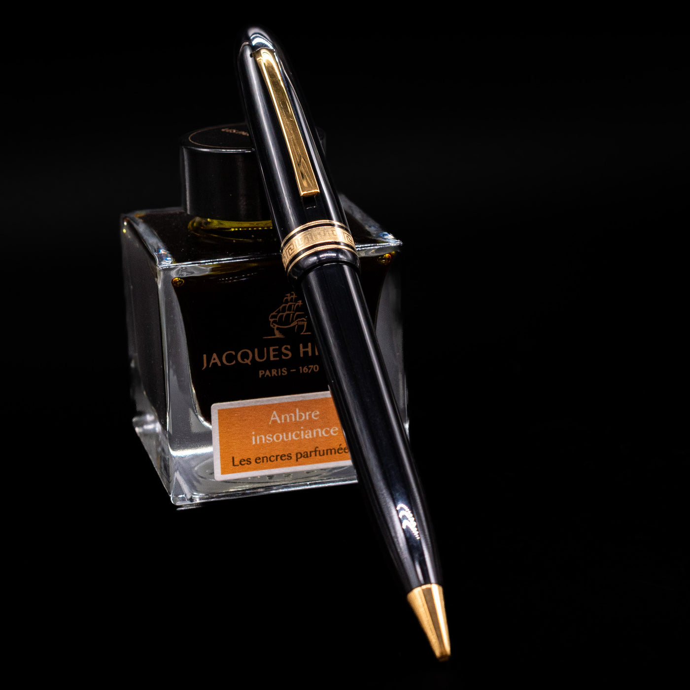 OMAS Prestige Extra Ballpoint Pen - Black & Gold – Truphae