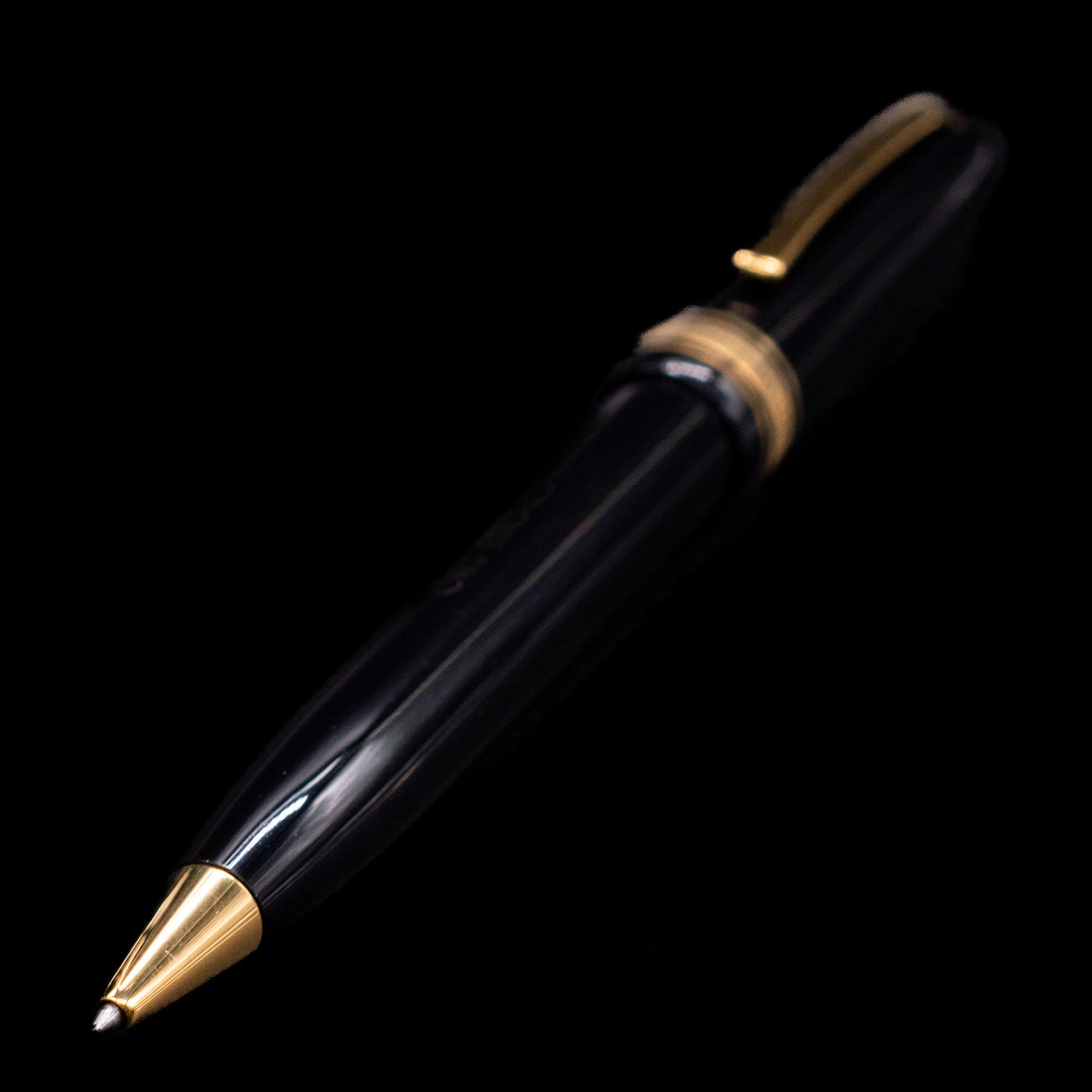 OMAS Prestige Extra Ballpoint Pen - Black & Gold – Truphae