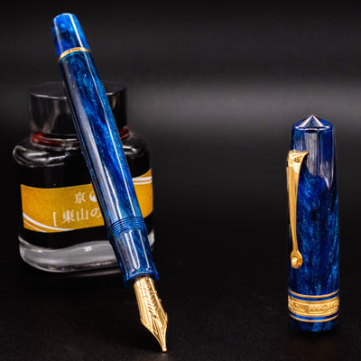 Omas Bologna Fountain Pen - Diamond Blue