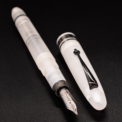 Omas Ogiva Fountain Pen - Frosted Demonstrator Black ruthenium