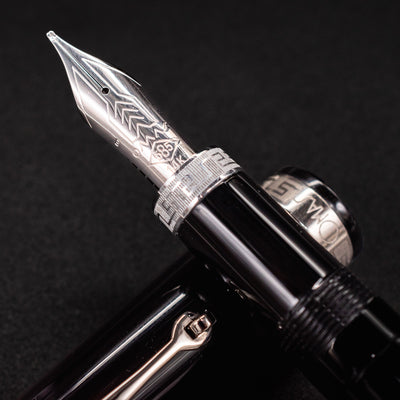 Omas Ogiva Fountain Pen - Nera Silver 14k gold nib