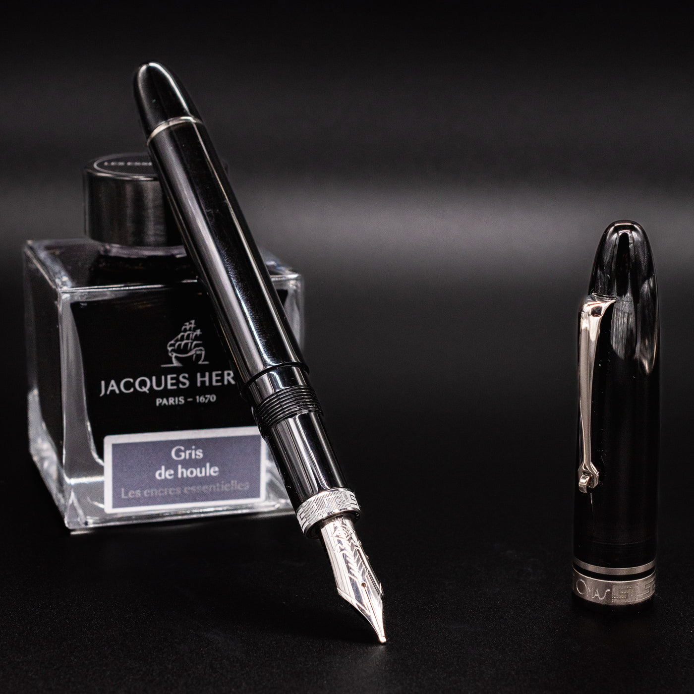 Omas Ogiva Fountain Pen - Nera Silver
