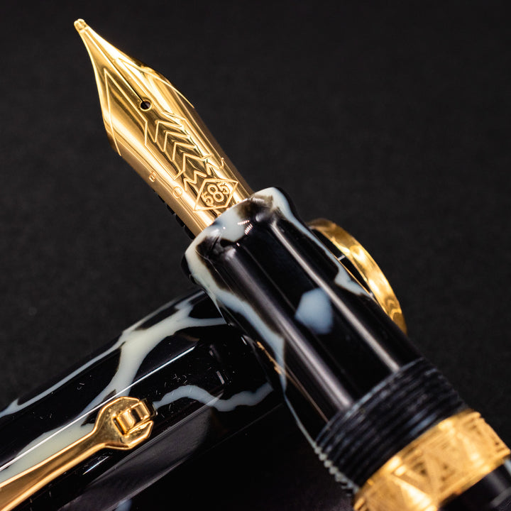 OMAS Paragon Wild Celluloid Gold Fountain Pen | 14k Nib – Truphae