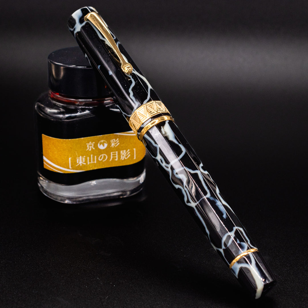 OMAS Paragon Wild Celluloid Gold Fountain Pen | 14k Nib – Truphae