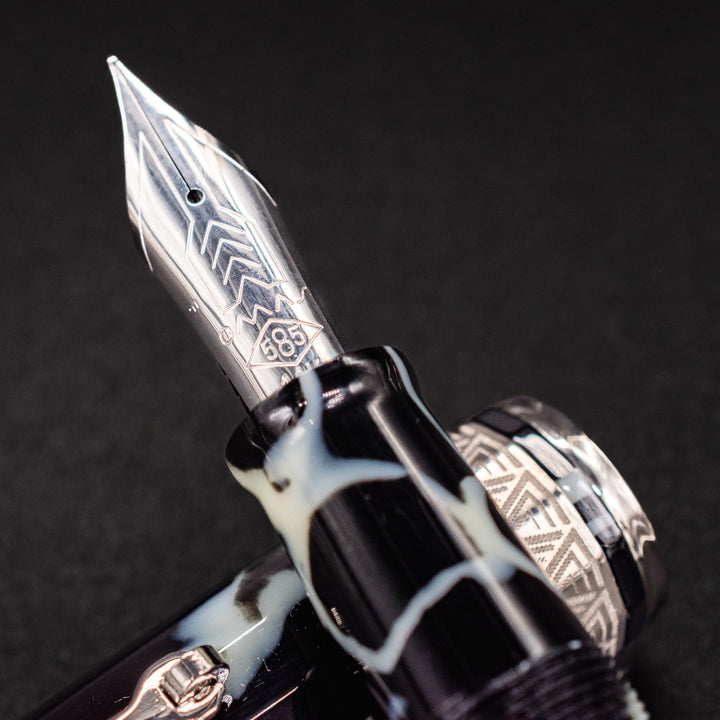 OMAS Paragon Fountain Pen - Wild Celluloid Silver – Truphae