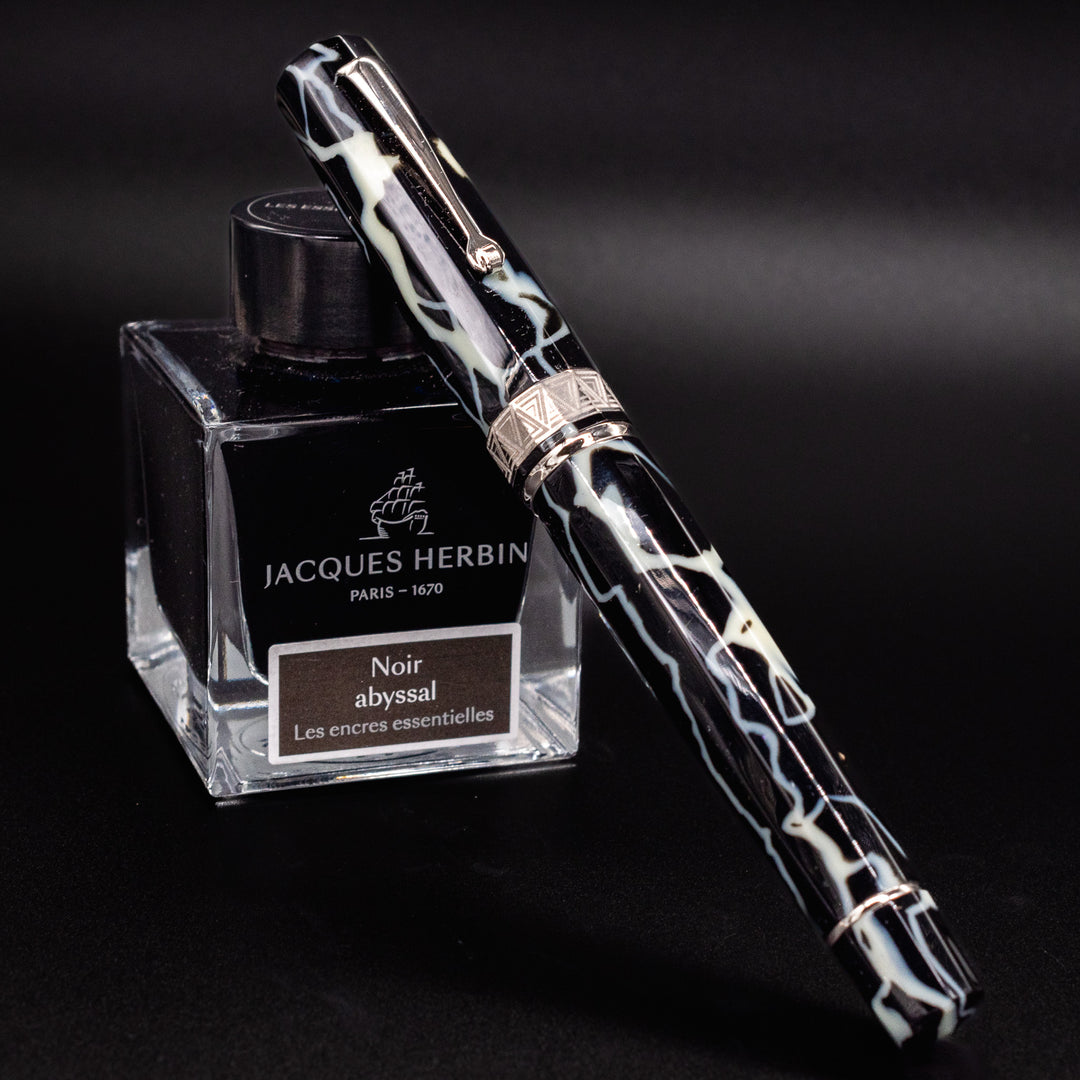 OMAS Paragon Fountain Pen - Wild Celluloid Silver – Truphae