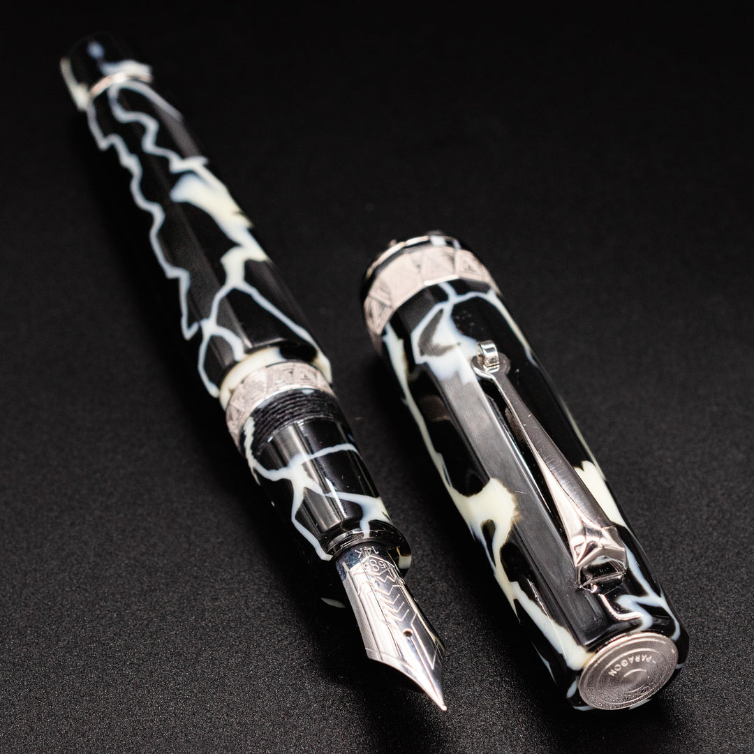 OMAS Paragon Fountain Pen - Wild Celluloid Silver – Truphae
