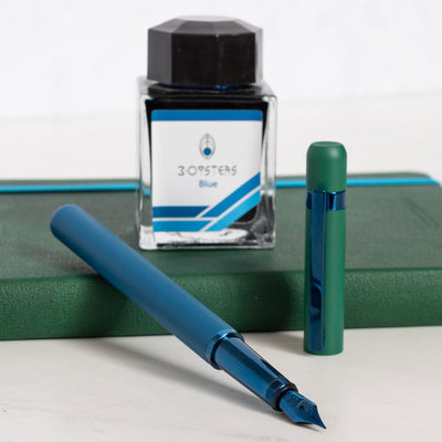 Otto Hutt Blue and Green Fountain Pen