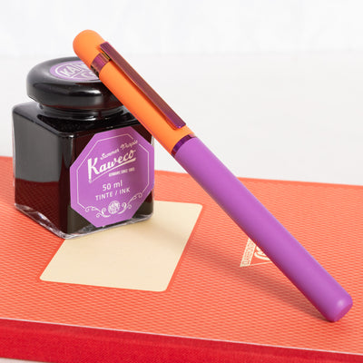 Otto hutt Design 3 Lilac Orange Fountain pen