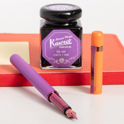 Otto Hutt Purple and Orange Fountain Pen