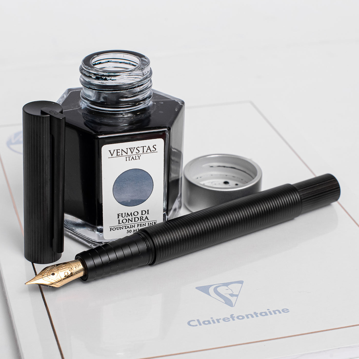 Otto Hutt Design 08 Black PVD Fountain Pen