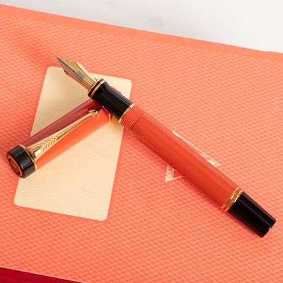 Parker Duofold Centennial Big Red Fountain Pen Orange