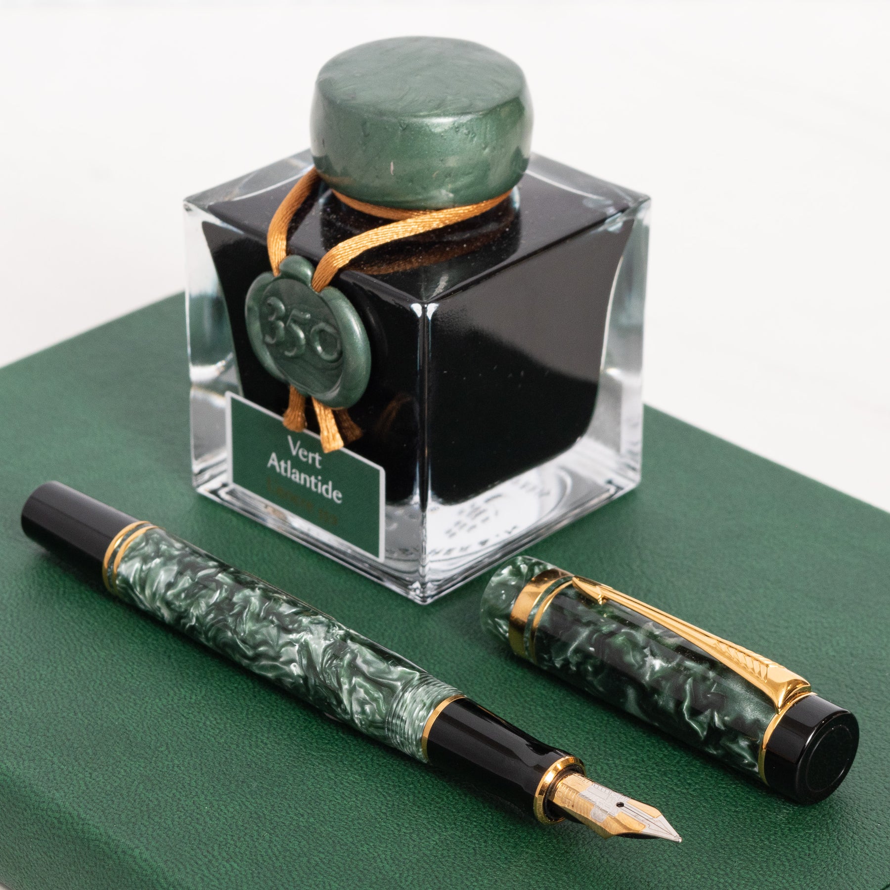 Fountain Pen, 18K Gold Nib, Marble Fountain Pen, Ink Pen for