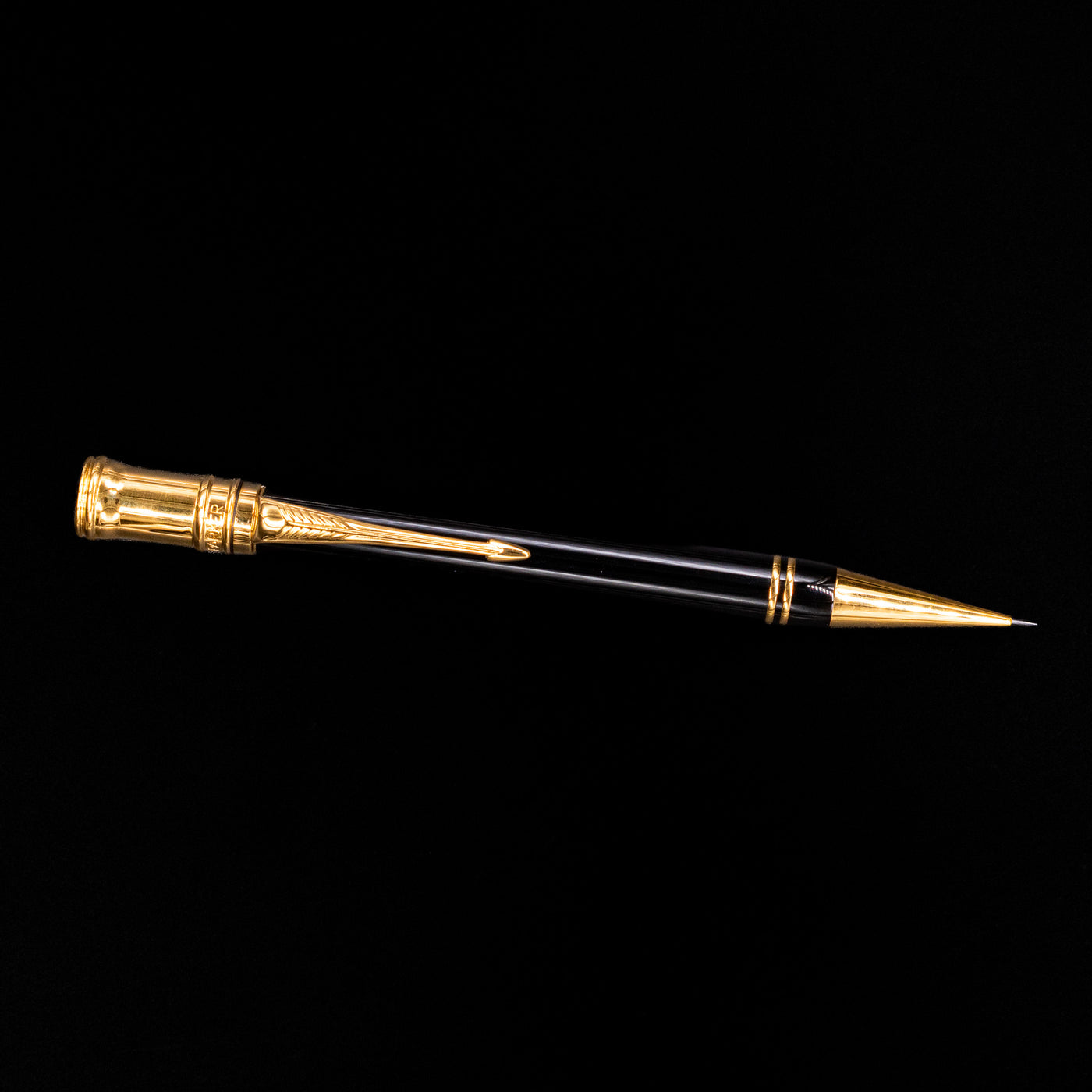 Parker Duofold Mark I Black Gold Mechanical Pencil – Truphae