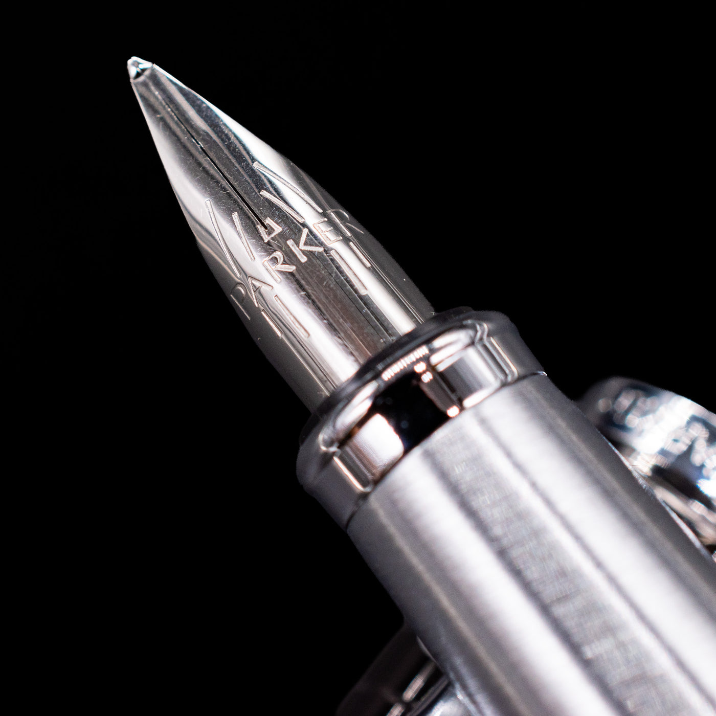 Parker IM Premium Chiselled Gunmetal Fountain Pen – Truphae