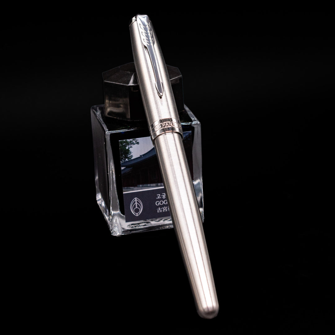 Parker Sonnet Satin Stainless Steel CT Fountain Pen – Truphae