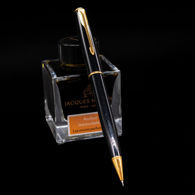 PARKER SONNET シャープペンシル ブラック ゴールド Parker Sonnet Black Lacquer GT Mechanical Pencil – Truphae