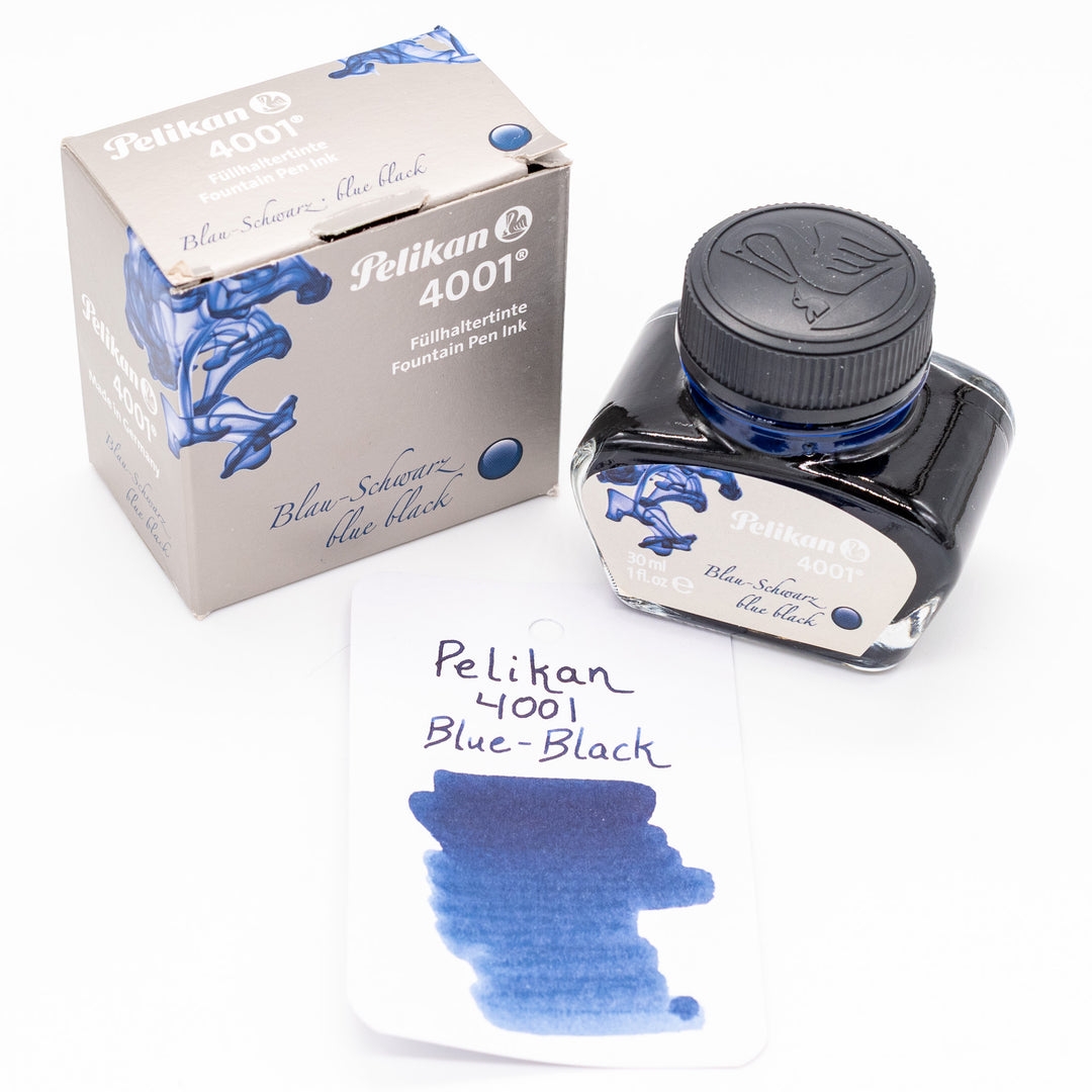 Pelikan 4001  Blue インクセット Pelikan 4001 Ink Bottle - Blue Black – Truphae